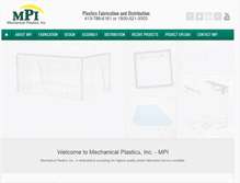 Tablet Screenshot of mechanicalplastic.com